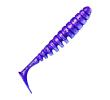 Приманка ZUB-SHAD  75мм(3")-6шт, (цвет 610) фиолетовый с блестками