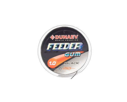Фидерная резина Dunaev Feeder Gum Black 1.0mm