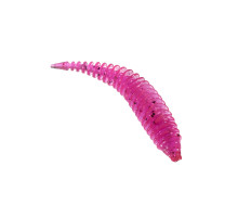 Приманка ZUB-MAGGOT SLIM 22мм(0,9")-20шт, (цвет 130) маджента с блестками
