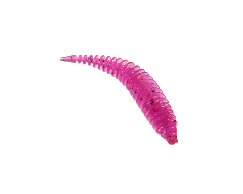 Приманка ZUB-MAGGOT SLIM 22мм(0,9")-20шт, (цвет 130) маджента с блестками