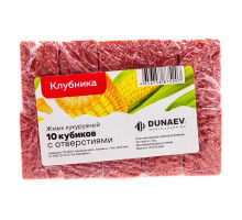 Жмых DUNAEV кукурузный  Клубника 300г.