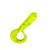 Приманка ZUB-TWIST-NANO  30мм(1,2")-15шт, (цвет 310) желтый с блестками