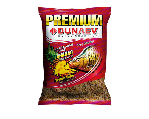 Прикормка "DUNAEV-PREMIUM" 1кг Карп-Сазан Ананас