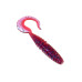 Приманка ZUB-TWIST  75мм(3")-6шт, (цвет 021) фиолетовый верх-красный низ