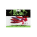 Приманка ZUB-TWIST 100мм(4")-4шт, (цвет 021) фиолетовый верх -красный низ