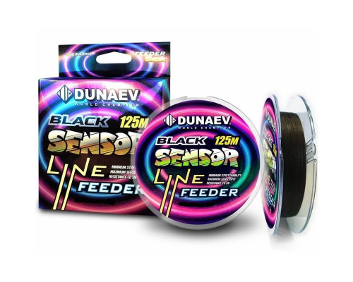 Леска Dunaev Black Sensor 0.285мм 125м