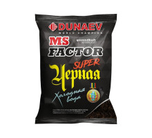 Прикормка "DUNAEV-MS FACTOR" 1кг Черная Холодная вода