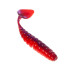 Приманка ZUB-SHAD 90мм(3,5")-5шт, (цвет 021) фиолетовый верх -красный низ