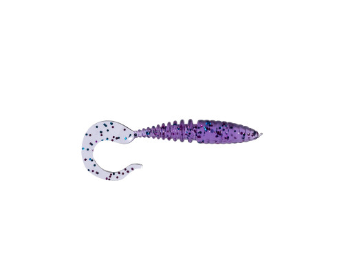 Приманка ZUB-TWIST  50мм(2")-10шт, (цвет 610) фиолетовый с блестками