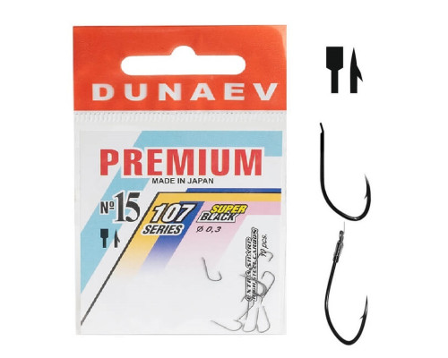 Крючок Dunaev Premium 107 #20 (упак. 10 шт)