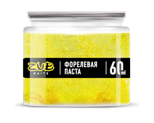 Паста ZUB 60мл Форель "Чеснок" Желтая