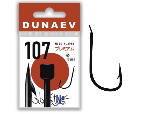 Крючок Dunaev Premium 107 #14 (упак. 10 шт)