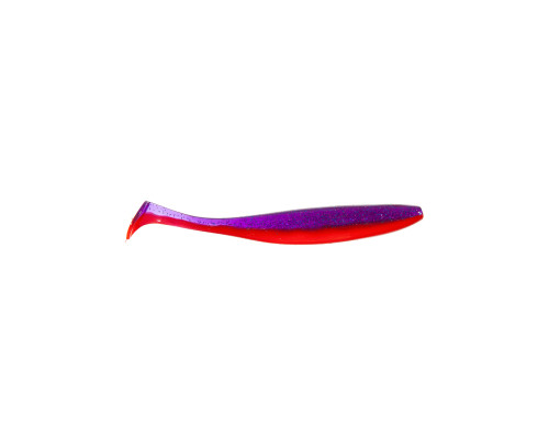 Приманка ZUB-IZI 208мм(8,2")-3шт, (цвет 021) фиолетовый верх -красный низ