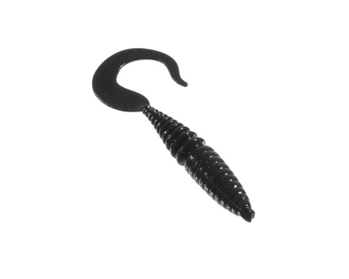 Приманка ZUB-TWIST  50мм(2")-10шт, (цвет 701) черный