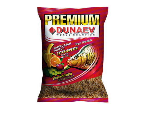 Прикормка "DUNAEV-PREMIUM" 1кг Карп-Сазан Тутти-Фрутти