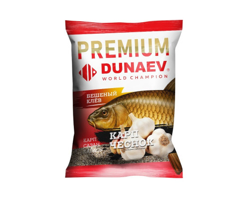Прикормка "DUNAEV-PREMIUM" 1кг Карп-Сазан Чеснок
