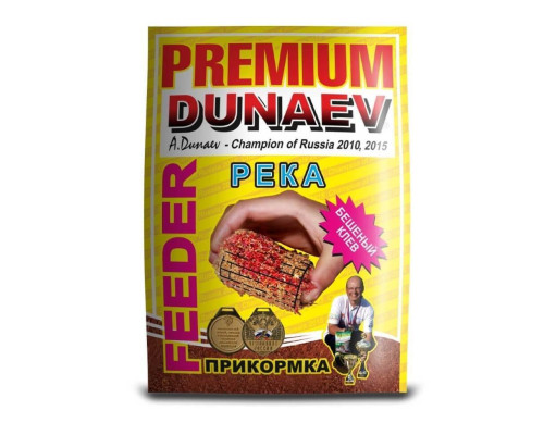 Прикормка "DUNAEV-PREMIUM" 1кг Фидер Река Красная