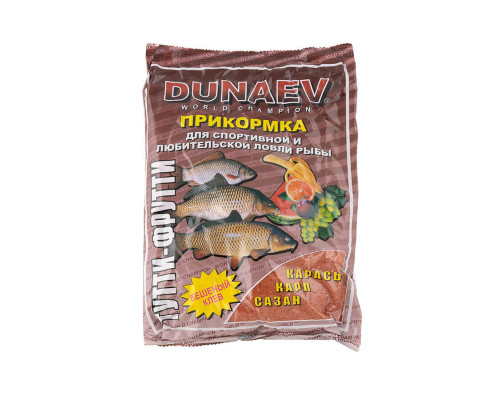 Прикормка "DUNAEV КЛАССИКА" 0.9кг Карп Тутти-Фрутти