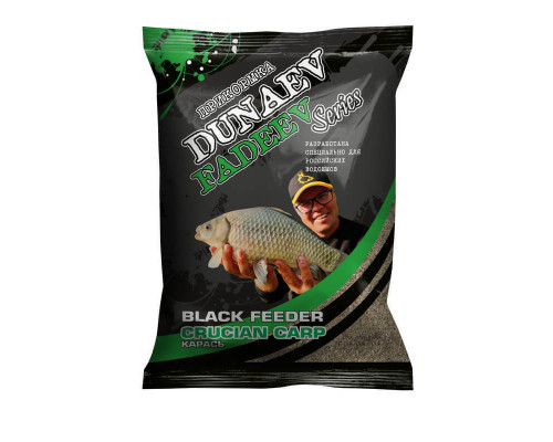 Прикормка "DUNAEV-FADEEV" 1кг Black Feeder Crucian Carp
