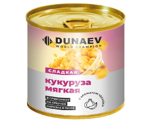 Кукуруза Мягкая DUNAEV металлобанка 400мл, чеснок