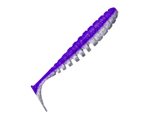 Приманка ZUB-SHAD 120мм(4,7")-5шт, (цвет 036) фиолетовый верх-натурал низ
