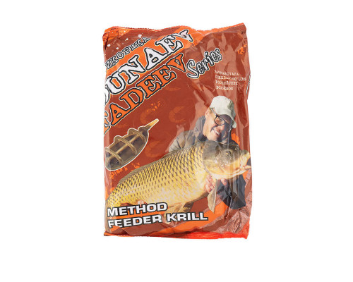 Прикормка "DUNAEV-FADEEV" 1кг Method Feeder Krill