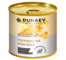 Кукуруза Мягкая DUNAEV металлобанка 400мл, ваниль