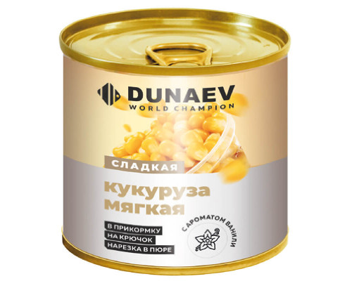Кукуруза Мягкая DUNAEV металлобанка 400мл, ваниль
