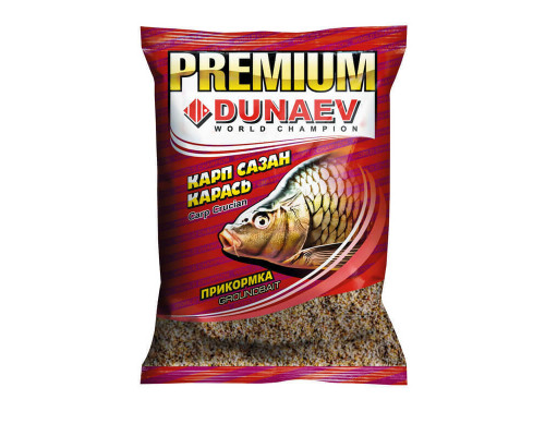 Прикормка "DUNAEV-PREMIUM" 1кг Карп-Сазан Креветка