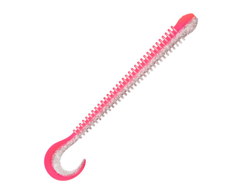 Приманка ZUB-WORM-ZANDER 135мм(5,3")-5шт, (Цвет 038) розовый верх - натуральный низ