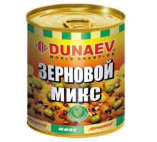 Добавка для прикормки металлобанка 320мл "Дунаев Зерновой Микс"