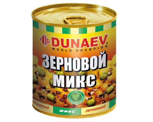 Добавка для прикормки металлобанка 320мл "Дунаев Зерновой Микс"