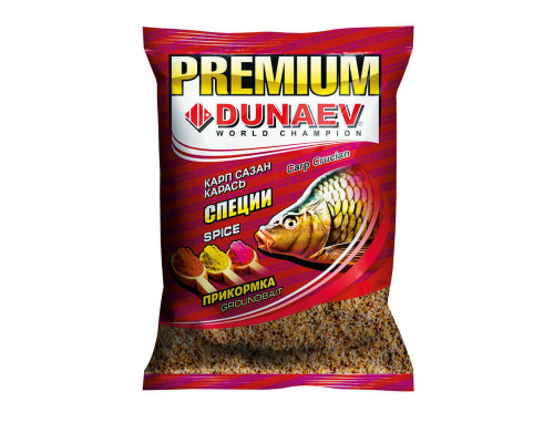 Прикормка "DUNAEV-PREMIUM" 1кг Карп-Сазан Специи