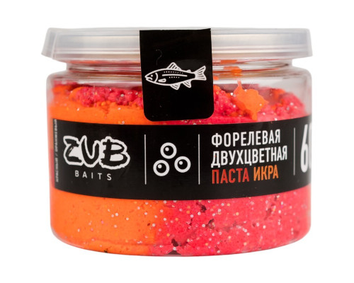 Паста ZUB 60мл Форель "Икра" Красная/Оранжевая