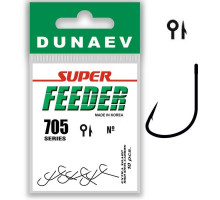Крючок Dunaev Super Feeder 705 # 10 (упак.10шт)