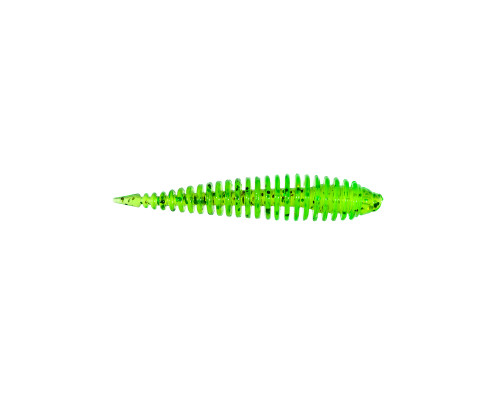 Приманка ZUB-MAGGOT SLIM 22мм(0,9")-20шт, (цвет 351) шартрез с блестками