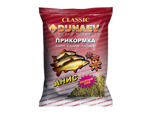 Прикормка "DUNAEV КЛАССИКА" 0.9кг Карп Анис