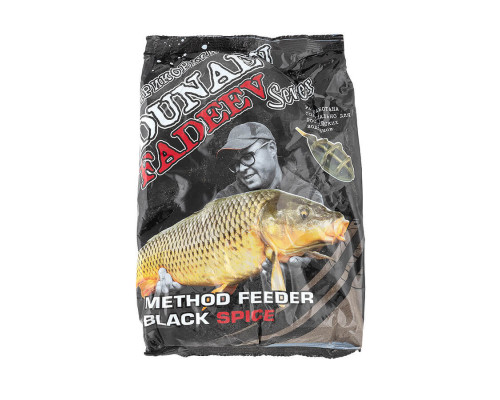 Прикормка "DUNAEV-FADEEV" 1кг Method Feeder Black Spice