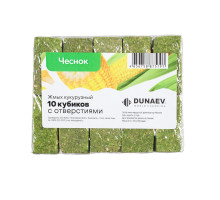 Жмых DUNAEV кукурузный  Чеснок 300г.