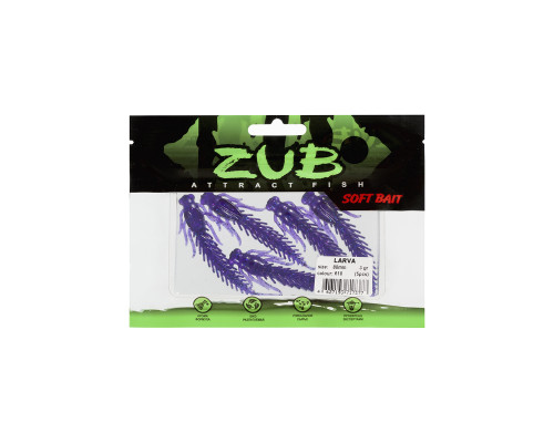 Приманка ZUB-LARVA  80мм(3,2