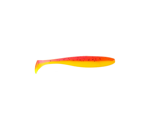 Приманка ZUB-IZI 140мм(5,5")-5шт, (цвет 023) розовый верх - желтый низ