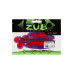 Приманка ZUB-PROVOCATOR 123мм(4,8")-5шт, (цвет 021) фиолетовый верх -красный низ