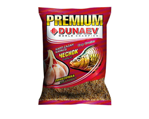 Прикормка "DUNAEV-PREMIUM" 1кг Карп-Сазан Чеснок