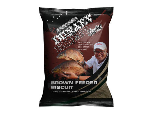 Прикормка "DUNAEV-FADEEV" 1кг Feeder Brown Biscuit