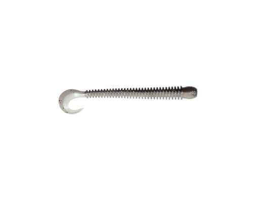 Приманка ZUB-WORM-ZANDER 108мм(4,3")-5шт, (цвет 030) черный верх-натурал низ