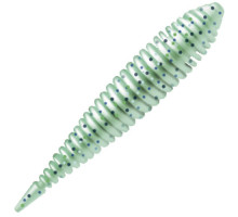 Приманка ZUB-MAGGOT SLIM 40мм(1,5")-12шт, (цвет 505) зеленый с блестками