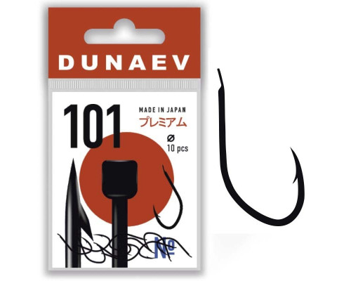 Крючок Dunaev Premium 101 # 4 (упак. 10 шт)