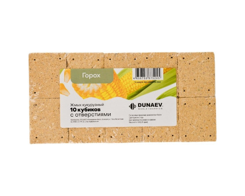 Жмых DUNAEV кукурузный Горох 300г.