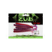 Приманка ZUB-WORM-ZANDER 108мм(4,3")-5шт, (цвет 021) фиолетовый верх -красный низ