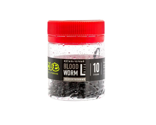 Мотыль искусственный ZUB BLOODWORM черный